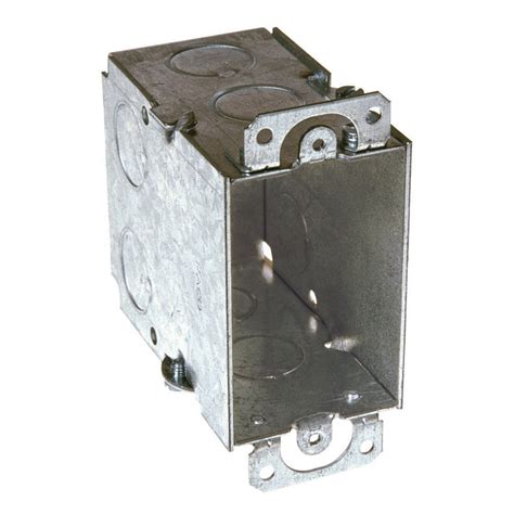 residential metal electrical gang box|deep single gang electrical box.